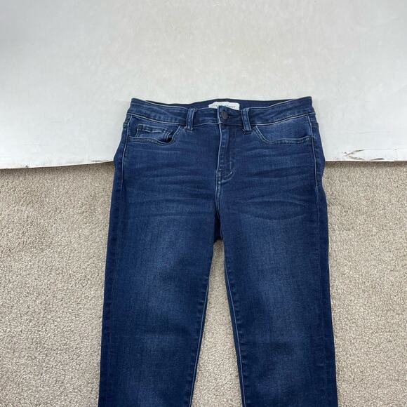 Flying Monkey Women Jeans Size 27 Blue Skinny Stretch Denim 28" Inseam 53-14 - Picture 3 of 9